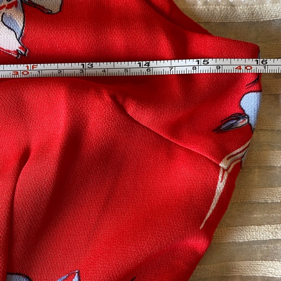 Twik by Simons Sleeveless Red Floral Dress - Picture 11 of 12